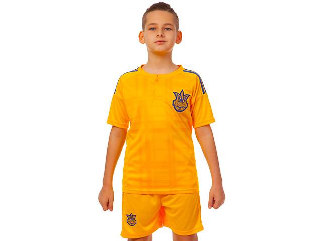 Форма футбольная детская SP-Sport УКРАИНА CO-3900-UKR-16 L рост 145-155 Желтый