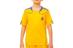 Форма футбольная детская SP-Sport УКРАИНА Sport CO-1006-UKR-12 L рост 14-155 Желтый
