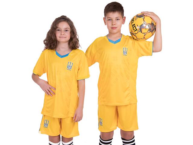 Форма футбольная детская SP-Sport УКРАИНА Sport CO-3573-UKR L Желтый