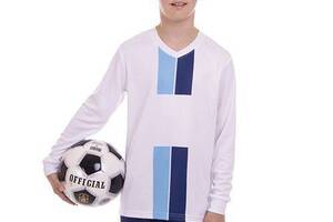 Форма футбольная подростковая с длинным рукавом CO-2001B-1 FDSO 24 Бело-синий (57508031)
