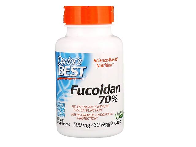 Фукоидан 70% Fucoidan Doctor's Best 60 капсул (5718)