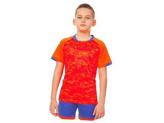 Футбольная форма подростковая LD-5021T Lingo 28 Оранжево-синий (57506009)
