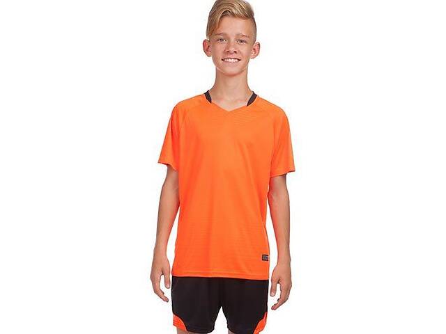 Футбольная форма подростковая LD-5022T Lingo 28 Оранжево-черный (57506004)