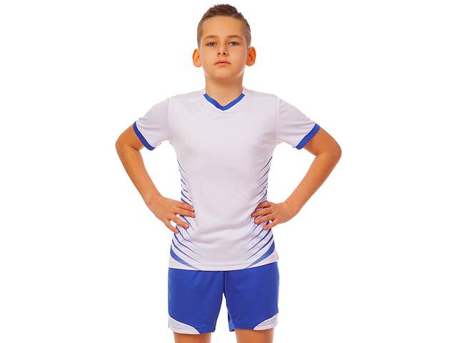 Футбольная форма подростковая Lingo LD-5018T 26 рост 125-135 Белый-Синий