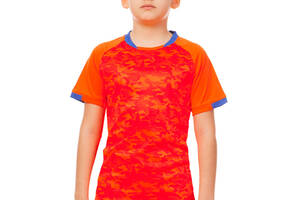 Футбольная форма подростковая Lingo LD-5021T 28 рост 135-140 Оранжевый-Синий