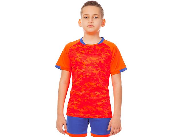 Футбольная форма подростковая Lingo LD-5021T 32 рост 145-155 Оранжевый-Синий