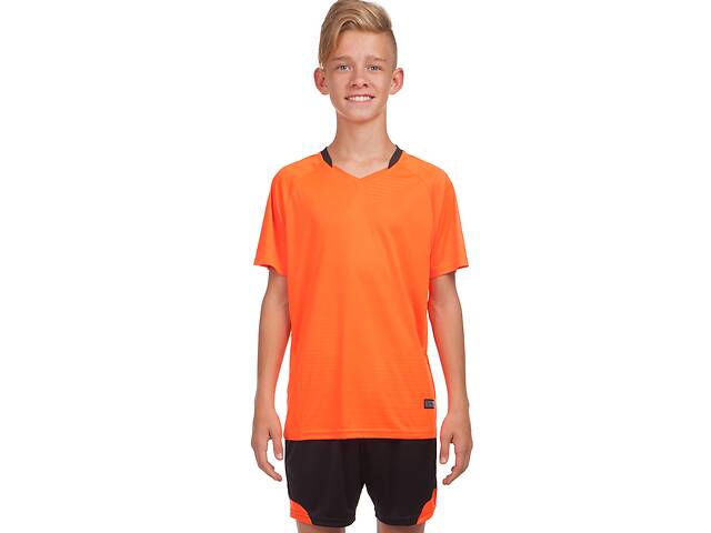 Футбольная форма подростковая Lingo LD-5022T 26 рост 125-135 Оранжевый-Черный