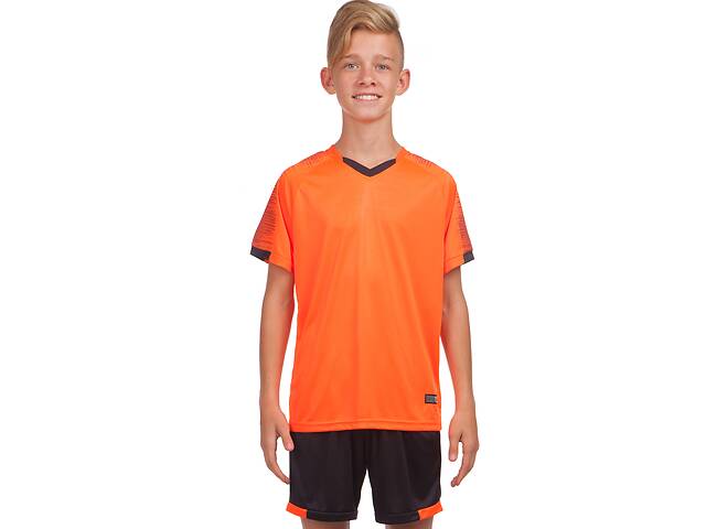 Футбольная форма подростковая Lingo LD-5023T 28 рост 135-140 Оранжевый-Черный