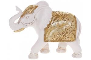 Фигурка интерьерная 20.5х8.5х17 см White-Gold Elephant Bona DP118549