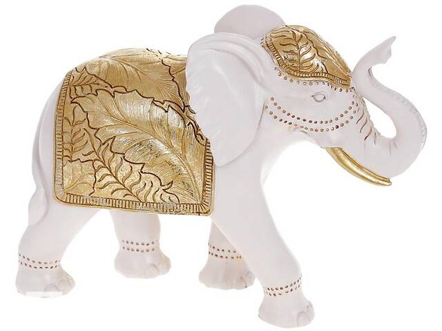 Фигурка интерьерная 25х9х18 см White-Gold Elephant Bona DP118548