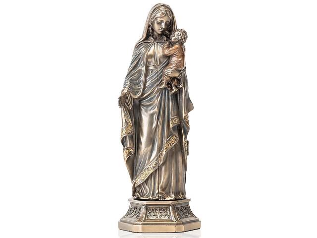 Фигурка интерьерная 27 см Дева Мария с младенцем Veronese AL118049