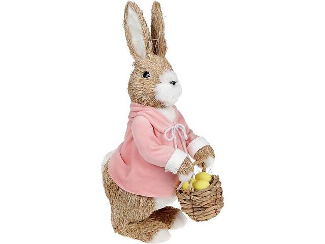 Фигурка интерьерная Bunny with a basket 28x16x47 см Bona DP118201