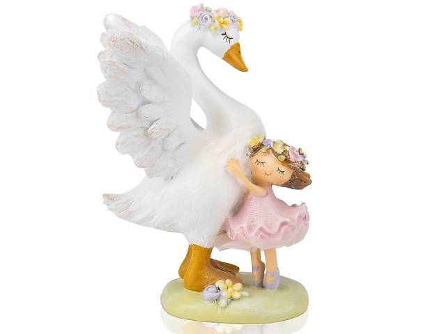 Фигурка интерьерная Embrace with a swan 16.5 см Lefard AL117965