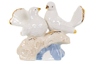 Фигурка интерьерная фарфор Pigeons 18 cm Lefard