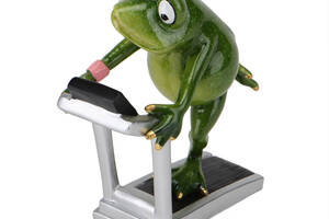 Фигурка интерьерная Frog on the simulator 16 см ArtDeco AL118000