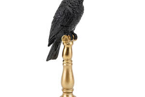 Фигурка интерьерная Parrot Black 31 см ArtDeco AL117945