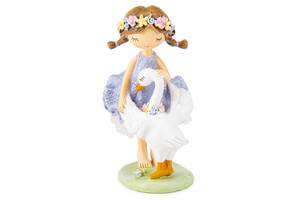 Фигурка интерьерная Princess with a swan 17.5 см Lefard AL117964