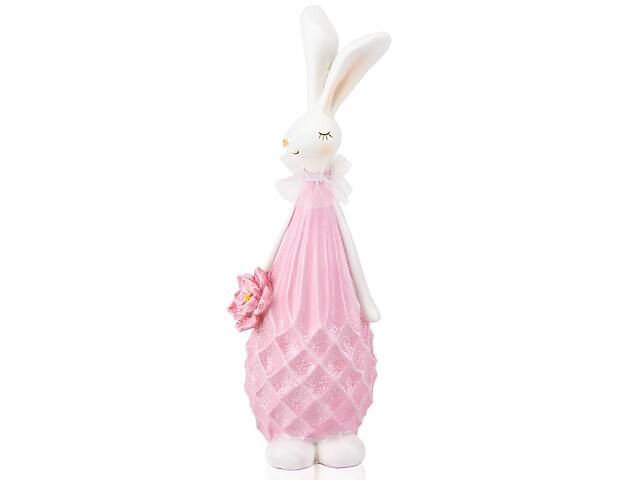 Фигурка интерьерная Rabbit in pink 28 см Lefard AL117969