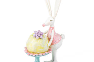 Фигурка интерьерная Rabbit with dessert 22 см Lefard AL117962