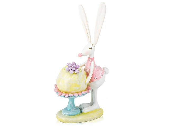 Фигурка интерьерная Rabbit with dessert 22 см Lefard AL117962