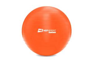 Фитбол Hop-Sport 65 см Оранжевый + насос 2020