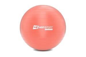 Фитбол Hop-Sport 75 см розовый + насос 2020