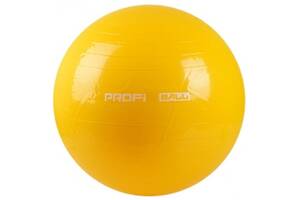 Фитбол мяч для фитнеса Profi Ball 75 см усиленный 0383 Yellow