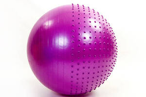 Фитбол полумассажный planeta-sport Zelart FI-4437-75 75 см Фиолетовый (FI-4437-75_Фиолетовый)