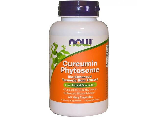 Фитосома куркумина, Now Foods, Curcumin Phytosome, 60 растительных капсул