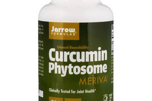 Фитосомы Куркумина 500 мг, Curcumin Phytosome Meriva, Jarrow Formulas, 120 гелевых капсул