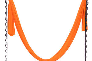 Гамак для йоги со стропами и креплением SP-Planeta Antigravity Yoga DH6026 l-5м, Оранжевый