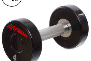 Гантель цельная профессиональная planeta-sport Life Fitness SC-80081-4 4кг