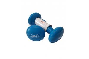 Гантели пара LiveUp VINYL DUMBBELL EGG HEAD-2 шт х 3 кг (LS2001-3)