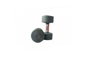 Гантели пластиковые пара CEMENT DUMBELL LiveUp LS2003-4 2 шт 4 кг