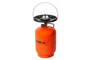 Газовый баллон туристический NURGAZ с горелкой 12L Orange (3_02879)