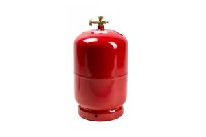 Газовый балон ПРОПАН 5кг(12л), давление 18BAR + горелка 20448, Red, Q2