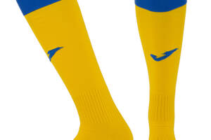 Гетры футбольные Joma CALCIO 400022-900 размер М желтый-синий