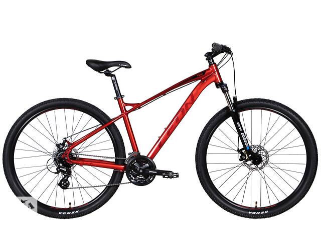 Горный велосипед 29' Leon TN-90 AM Hydraulic lock out DD 2022 18' Красный с черным