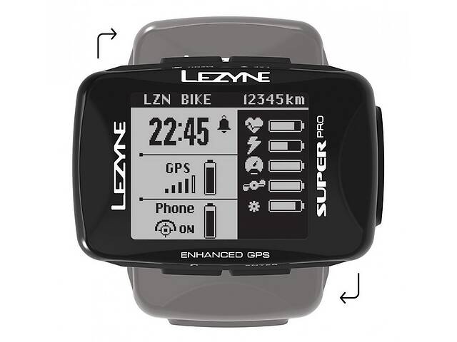 GPS компьютер Lezyne Super Pro GPS (1052-4712806 002831)