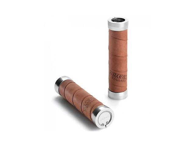 Грипсы кожаные Brooks Slender Leather Grips 130/130 mm Светло-коричневый (1007-005606)