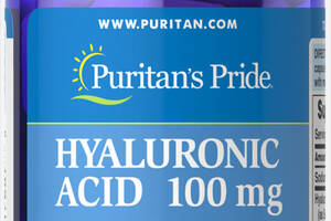 Гиалуроновая кислота Puritans Pride 100 мг 30 капсул (31178)