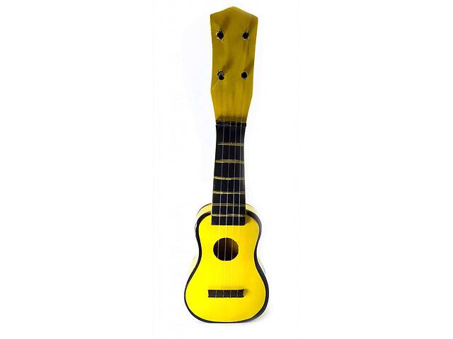 Гитара 'укулеле' Деревянная Желтая (38Х12Х4 См) 32664