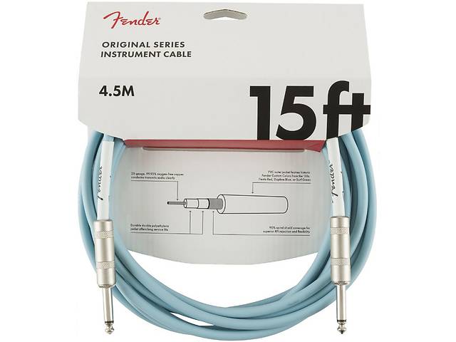 Кабель инструментальный Fender Original Series Instrument Cable 4.5m (15ft) 0990515003