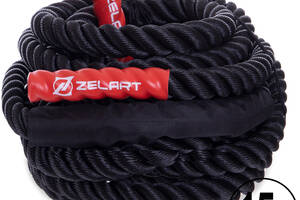 Канат для кроссфита Zelart FI-2597-15 (MD1343-15) черный