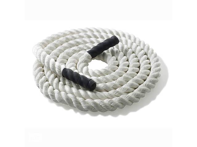 Канат тренировочный для кроссфита 6м Battle Rope White WCG 50х6 Купи уже сегодня!