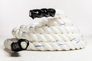 Канат тренировочный для кроссфита 9м Battle Rope White WCG 50х9 Купи уже сегодня!