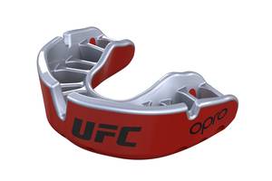 Капа OPRO Gold UFC Hologram Red Metal/Silver (art.002260002)