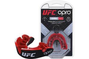 Капа OPRO Silver UFC Hologram Black/Red (002259002)