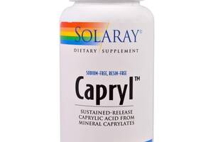 Каприловая кислота Solaray постепенное высвобождение 100 капсул (19898)