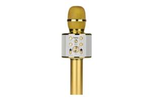 Караоке микрофон портативный Hoco BK3 Gold